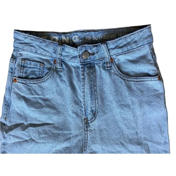 SONG 90’s Boyfriend Jeans Woman Size 0/24 - Picture 6 of 8